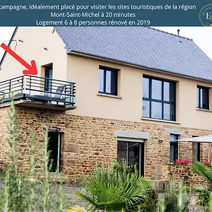 Maison Comprenant Deux A Louer, Ensemble Ou Independamment, Capacite De 4 A 19 Personnes Idealement Place Pour Visiter Le Mont-saint-michel, Saint-malo Et Les Alentours Сasa de vacaciones